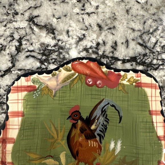 Tracy Porter The Stonehouse Farm Collection 8” Rooster Trivet - Picture 5 of 5